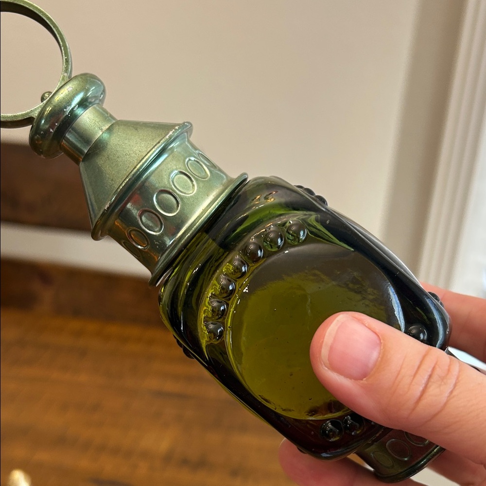 Set of 3 Avon cologne/perfume bottles. Green bottle still has cologne. - Picture 8 of 8